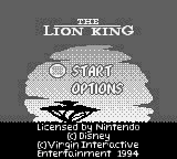 Lion King Title Screen